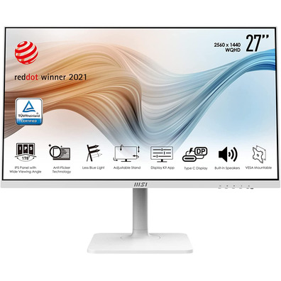 LED Monitor 27 '' MSI Modern MD271PW White