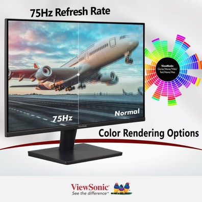 LED Monitor 27 '' Viewsonic VA2715 -H Black