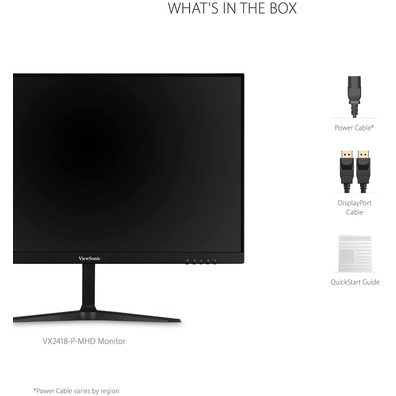 Viewsonic VX2418 24 ' Black LED Monitor