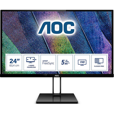 AOC 24V2Q 23.8 " Full HD Black Professional Monitor