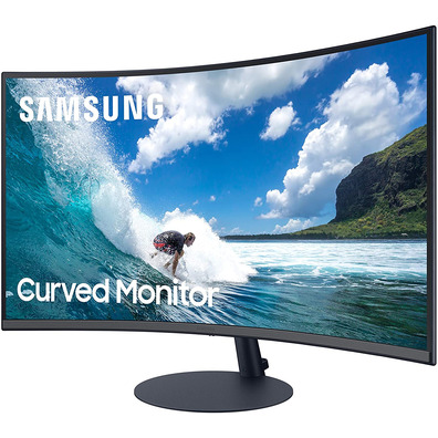 Professional Curvo Monitor Samsung C27T550FDR 27 " Full HD Multimedia Dark Grey Blue