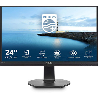 Philips 241B7QUPEB 23.8 " Full HD Multimedia Black Monitor