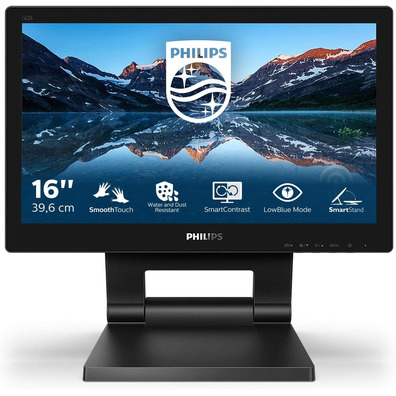 Philips 162B9T 15.6 " HD Multimedia Black Touch Monitor