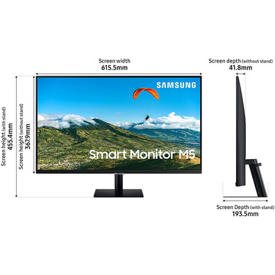 Samsung Smart LS27AM500NUXEN LED 27 '' Black