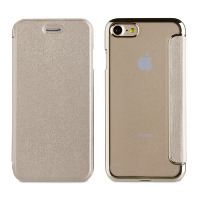 Muvit funda iPhone 8/7 Folio Gold   Golden Frame