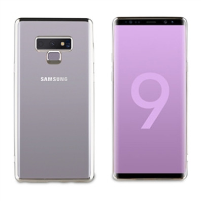 Cover Samsung Galaxy Note 9 Bling Transparent Silver Frame