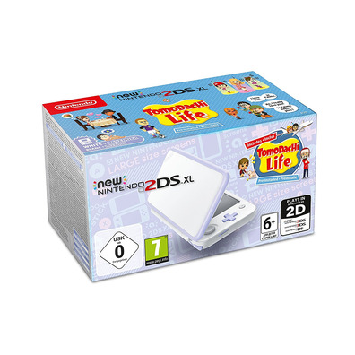 New 2ds XL Lavender   Tomodachi Life (pre-installed)