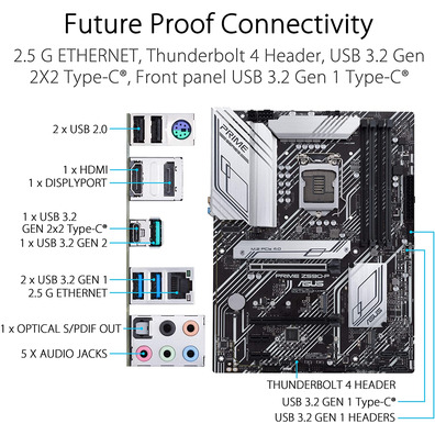 ASUS 1200 Prime Z590P Base Plate