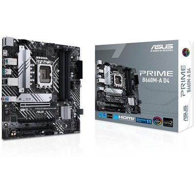 Base Plate Asus Prime B660M-A D4 Socket 1700 Micro ATX