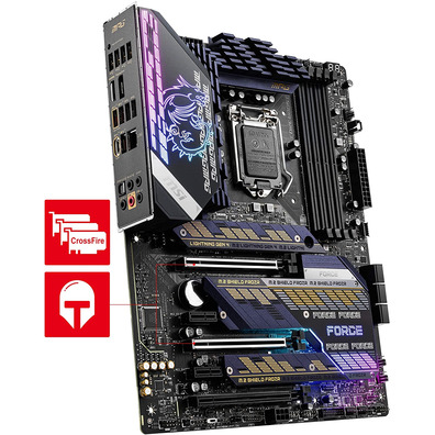 MSI 1200 MPG Z590 Gaming Force Base Plate