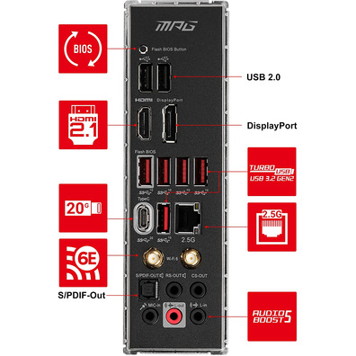 Base plate MSI 1700 MPG Z690 EDGE Wifi