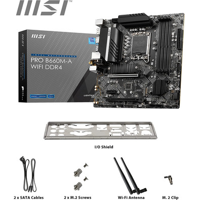 MSI 1700 Pro B660M-A Wifi DDR4 Base Plate