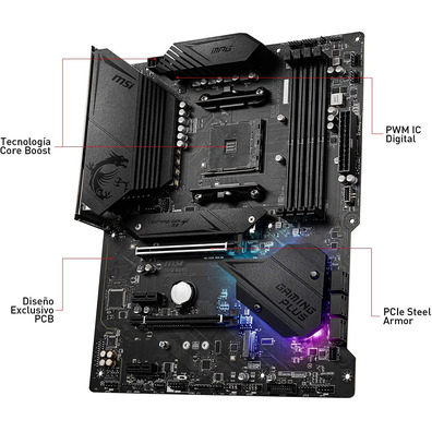 MSI B550 Gaming Plus AM4 Base Plate