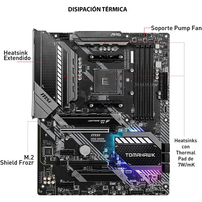 MSI MAG B550 Tomahawk AM4 Base Plate