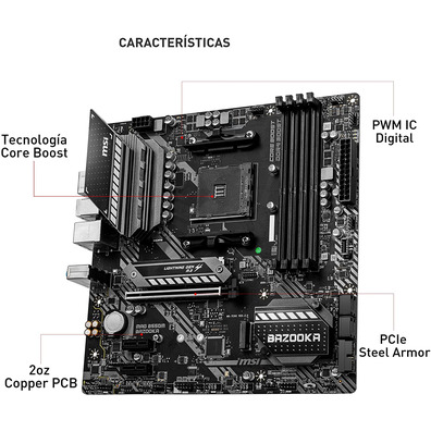 MSI MAG B550M Bazooka AM4 Base Plate