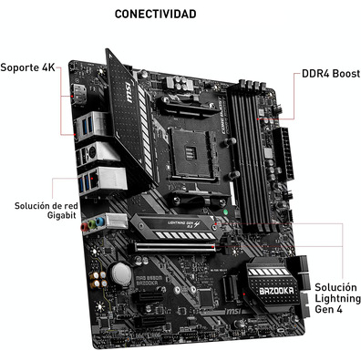 MSI MAG B550M Bazooka AM4 Base Plate