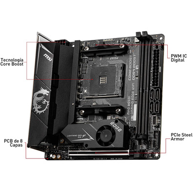 MSI MPG Base Plate B550I Gaming Edge Wifi AM4