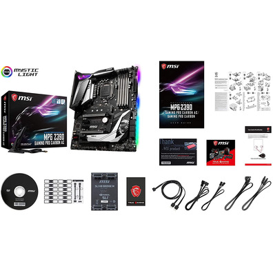 Base plate MSI MPG Z390 Gaming PRO Carbon AC ATX LGA1151