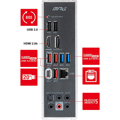 MSI MPG Z590 Gaming Plus 1200 Base Plate