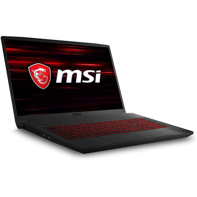 Laptop Gaming MSI GF75 10SCSR (Thin) -245XES i7/16GB/512 SSD + 1TB HDD/GTX1650Ti/17.3 ''