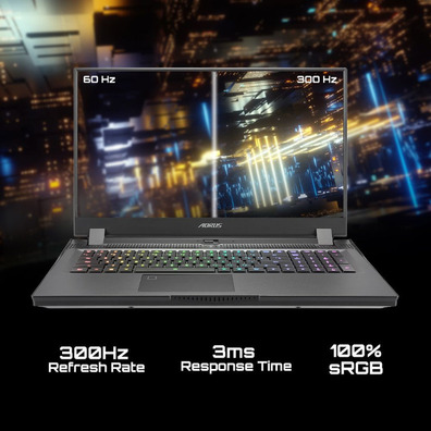 Gigabyte Aorus Laptop 17G XC-8ES6430SH i7/32GB/512GB/RTX3070/17.3 ''