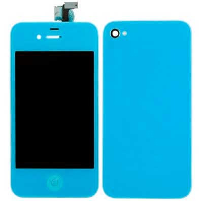 Repair Complete Case iPhone 4S Light Blue