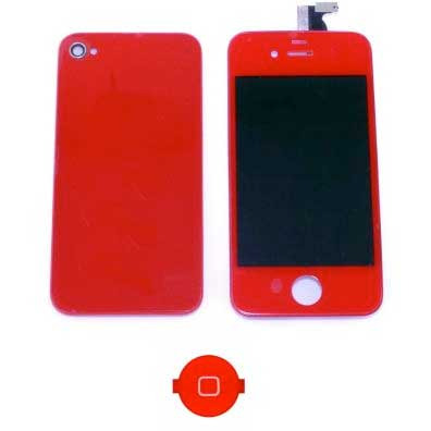 Repair Full Conversion Kit for iPhone 4 Red