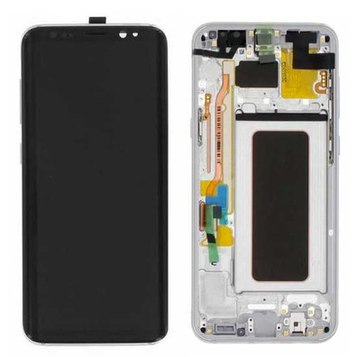 Full Front Assembly with Frame - Samsung Galaxy S8 Plus Silver