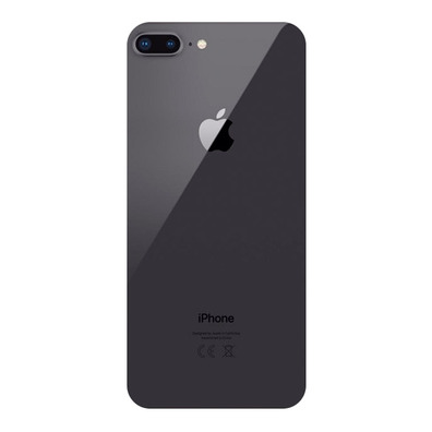 Back Cover with Adhesive (iPhone 8 Plus) Black