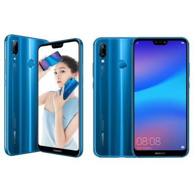 Replacement back cover for Huawei P20 Lite / Nova 3 Blue