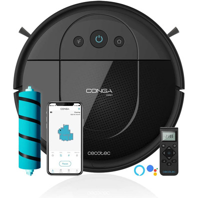 Robot Vacuum Cleaner Cecotec Conga Series 1890 Black