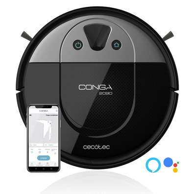 Robot Vacuum Cleaner Cecotec Conga Series 2090 Black Vision (Barre/Aspir/Mopa/Friega)