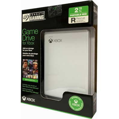 Disque Dur Externe - SEAGATE - Xbox Game Drive Black - 2 To - USB