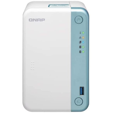 Qnap Desktop 2BAY NAS 2GB RAM 1GbE NAS Server