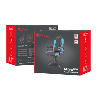 Chair Gaming Genesis Nitro 330 Black/Blue