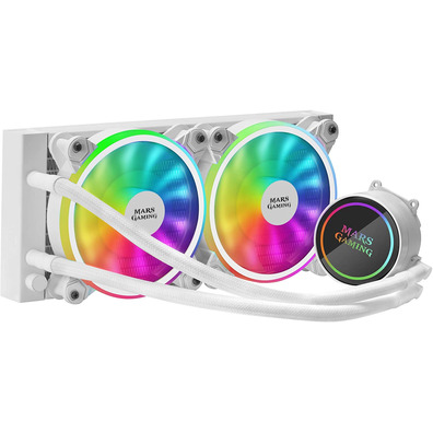 Mars Gaming ML240 White Intel/AMD Liquid Cooling System