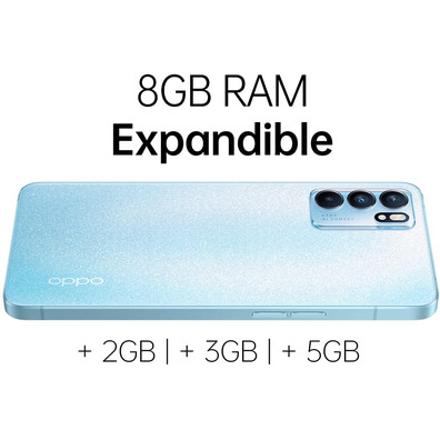 Smartphone Oppo Reno 6 5G 8GB/128GB 6.43 '' Artic Blue