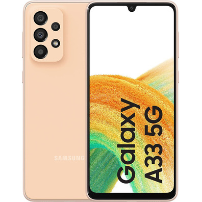 Samsung Galaxy A33 6GB/128GB 5G Orange Peach Smartphone