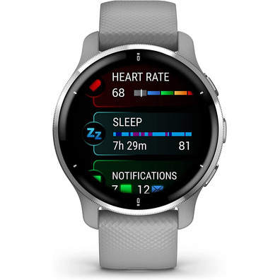 Smartwatch Garmin Venu 2 Plus GPS Silver and Gris