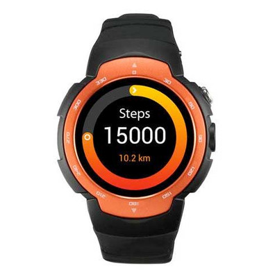 Smartwatch Leotec Black Diamond Orange