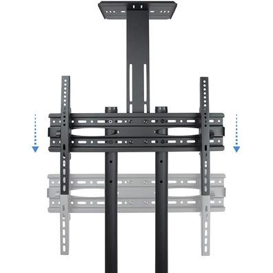 Floor support with Tooq FS1470M-B TV/Monitor 37 ''-70' ' wheels