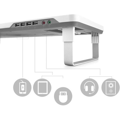 Monitor Deepcool M-Desk F1 Gris Support