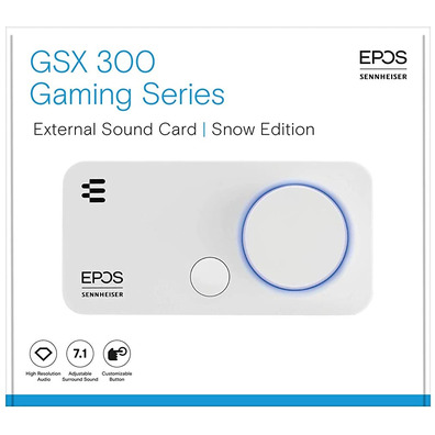 EPOS/Sennheiser GSX300 PC/MAC White External Sound Card