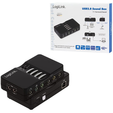 Logilink 7.1 USB Box UA0099 Sound Card