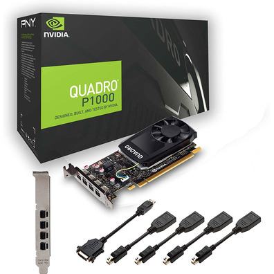 PNY Quadro P1000 4GB GDDR5 V2 Graphics Card