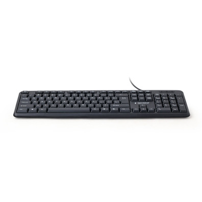 Black Usb Gembird Membrane Keyboard