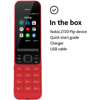 Nokia 2720 Flip Dual SIM Mobile Phone