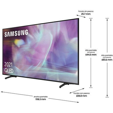 Samsung QLED TV QE50Q60A 50 " Ultra HD 4K Smart TV/WiFi