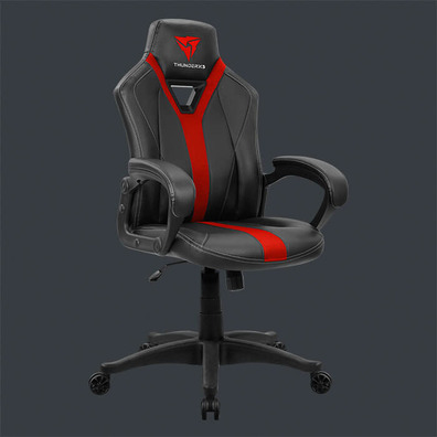 Thunderx3 chair gaming yc1 black cyan Red