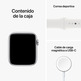 Apple Watch SE 2ª Gen GPS 44mm Aluminum Silver/White Sports Correa